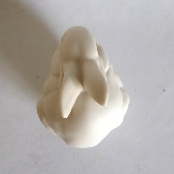 VINTAGE 1960’S CYBIS BISQUE PORCELAIN "MR SNOWBALL” BUNNY RABBIT FIGURINE - Picture 5 of 7